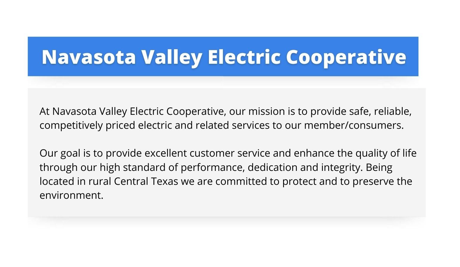 Home Navasota Valley Electric Cooperative Inc